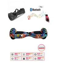 CityMate Elektrikli Kaykay Full Ledli Hoverboard Bluetooth Hoparlörlü 6.5 Inch Çanta Hediyeli D11