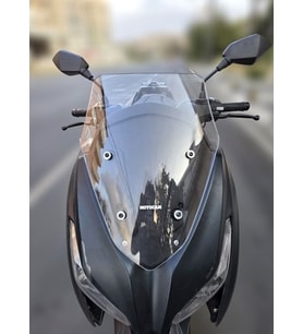 MOTOCAM Arora Max PRO 125 Ön Cam 2023-2026 Model 43cm Şeffaf Renkli 4mm SPORTİF