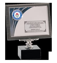 ODAK KUPA - Ahşap Plaketler - PL-080 A - 18x24 cm
