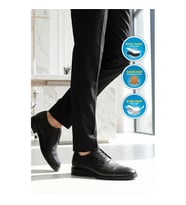 Ayakmod Premium 821 M ( Bağcıklı ) Siyah Erkek Günlük Ayakkabı