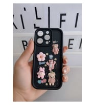 İphone 16 Pro Ayıcık Desen Kılıf Modeli