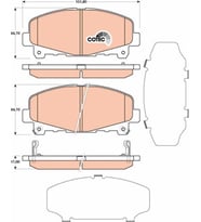 Honda Accord Ön Fren Balatası 2008-2015
