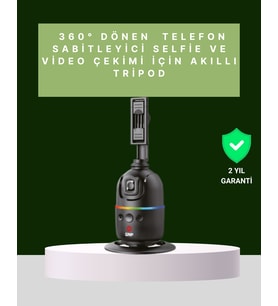 Yüz Takipli 360° Akıllı Gimbal Telefon ve Aksiyon Kamera Uyumlu