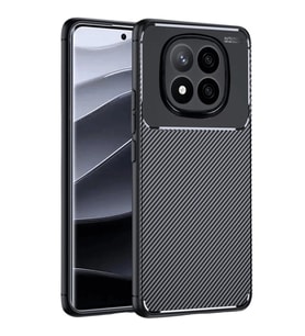 Note 14 4G Kılıf Auto Fus Karbon Kapak - Siyah