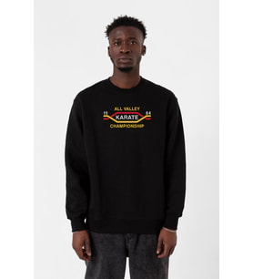 Cobra Kai All Valley Karate Championship 1984 Siyah Erkek 2ip Sweatshirt