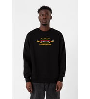 Cobra Kai All Valley Karate Championship 1984 Siyah Erkek 2ip Sweatshirt