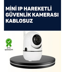 Yüksek Çözünürlüklü Hareket Takipli Kablosuz Güvenlik Kamerası – 1080P, Gece Görüşlü