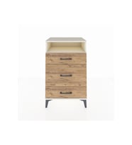 Hyperion Komodin Tek Raflı 3 Çekmeceli 60x44x96 Aytaşı-Çam