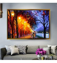 Altın Çerçeveli dekoratif tablo a948 (Gold)