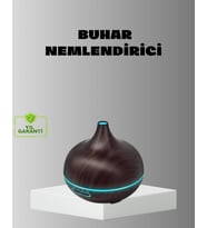 Northcity Aromaterapi Difüzörü 550ml Ultrasonik Nemlendirici - Otomatik Kapanma ve 7 Renkli LED Işıklı