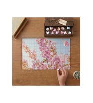 Kiraz Çiçeği Dalları Tasarımı 240 parça Ahşap Puzzle Ahşap Kutuda MP05752