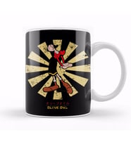 Olive Oyl Retro Japanese Popeye Kupa Bardak Porselen