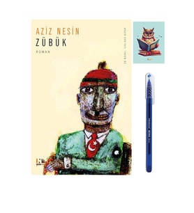 Zübük - Aziz Nesin Kitapları 9789759038496 (KALEM VE NOT DEFTERLİ) (Renksiz)
