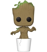 Funko Pop Groot #1055 Marvel Collector Corps Exclusive Disney  I Am Groot (Krem)