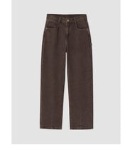 LCW Kids Kahverengi Barrel Fit Kız Çocuk Jean Pantolon