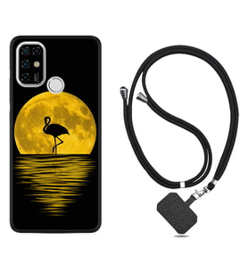 Casper E30 F20 X20 Kılıf Boyun Askılı Silikon Ay ve Flamingo 1775