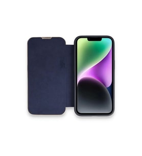 Newface Apple iPhone 14 Pro Max Kılıf Dolpin Kapaklı - Lacivert