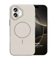 Microsonic Apple iPhone 16 Kılıf MagLeather Pro Bej (Bej)