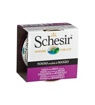 Schesir Ton Balıklı Sığır Etli Yetişkin Kedi Konservesi 85 gr X 6 Adet