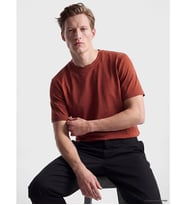 LCWAIKIKI Classic Kahverengi Regular Fit Dry Touch Kalın Kumaş Tişört /03