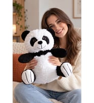 SEVİMLİ  PANDA NO 1 (Siyah - Beyaz)