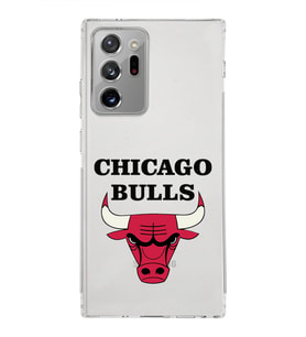 Samsung Galaxy Note 20 Ultra Kamera Korumalı Kapak Chicago Bulls Tasarımlı  Şeffaf Kılıf