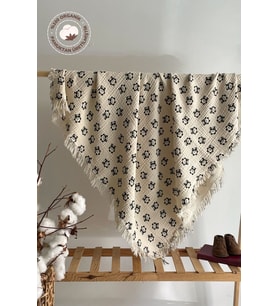 4 Katlı Müslin Krinkıl Bebek/çocuk Battaniyesi Ve Örtüsü - 100*120 Cm %100