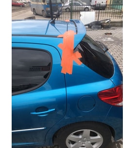 peugeot 207 spoiler -