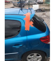 peugeot 207 spoiler -