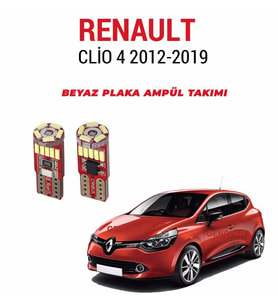 RENAULT CLİO 4 PLAKA AMPÜL SET BEYAZ ARIZA IŞIĞI YAKMAZ(CANBUS)