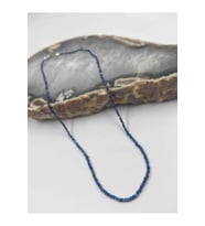 Lapis Lazuli Taşı Doğaltaş Kolye 2 Mm