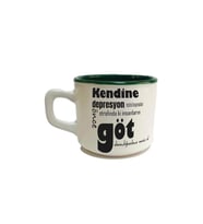Kendine Depresyon Teşhisi Koymadan Önce Baskılı Yeşil Venüs Kupa