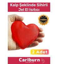 Premium Özel Üretim Kalp Şeklinde El Isıtıcısı Sihirli Jel Isıtıcı Torba Kalpli Cep Sobası 2'li Set