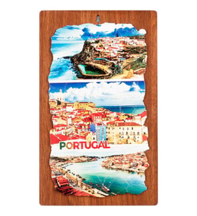 Portekiz Temalı Ahşap Fresco Tablo (Karışık)
