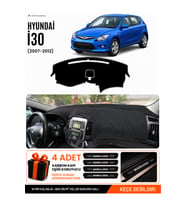 e-biz HYUNDAİ İ30 (2007-2012) Uyumlu Torpido Koruma, Torpido Örtüsü, Torpido Kılıfı - Siyah - HU004
