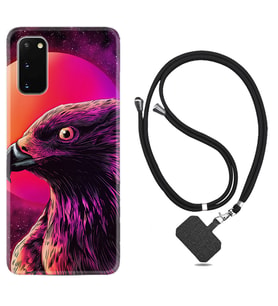 Samsung A02S A03S A10 A12 A13 A21S A22 Kılıf Boyun Askılı Silikon Red Eagle 1752