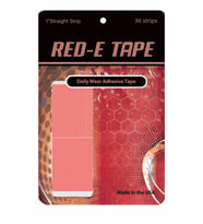 Red-e Tape™ Protez Saç Bandı Düz 1'' x 3'' (2,5cm x 7,5cm) 36 Adet