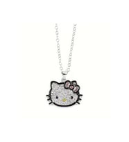 Gümüş Kolye Hello Kitty Gümüş Zincir Kolye Çocuk Genç Kız Hediyelik Gümüş Kolye P250S9260, one size