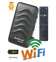 Sunplus Falcon Çanaklı-Çanaksız Wi-Fi Dahil Full HD Sınırsız Sinema Paketli Uydu Alıcısı