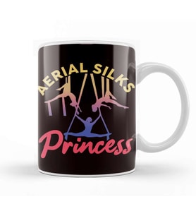 Aerial Silks Princess Aerialist Circus Acrobat Acrobatics Kupa Bardak Porselen