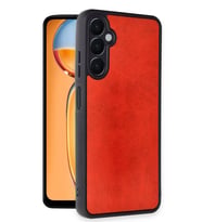 Northcity Samsung Galaxy A56 Uyumlu Kılıf Aras Deri Kapak - Kırmızı