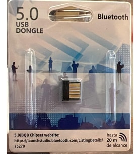STORE Bluetooth 5.0 USB Adaptör, Mini Dongle Bluetooth Alıcı, PC Laptop Notebook İçin Kablosuz Bluetooth Çevirici, Windows 10/11 Tak Çalıştır USB Bluetooth Dongle