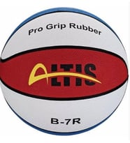 Altis B-7R Kauçuk Renkli Basketbol Topu No:7 (Beyaz-Mavi)