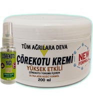 Çörek Otu Teskin 200 ml Beyaz Kavanoz + 30 ml Çörek Otu Yağı
