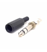 6.3 Mm Stereo Erkek Jak - Plastik