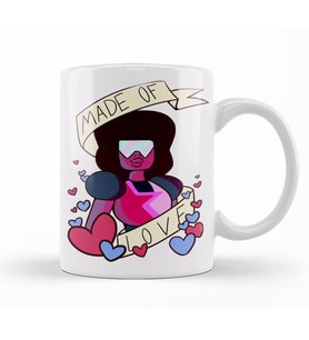 Made of Love Garnet Steven Universe 04 Kupa Bardak Porselen