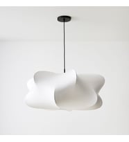 qdec Japon İpek Avize Kolye 48 cm (Beyaz)