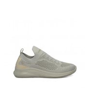 Trend Adımlar Bej Bağcıksız Unisex Çocuk Sneaker