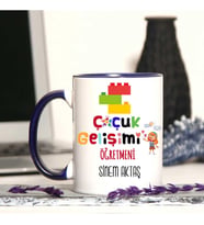 Çocuk Gelişimi Öğretmenine Özel Öğretmenler Günü Hediyesi Kişiye Özel Kupa Barda