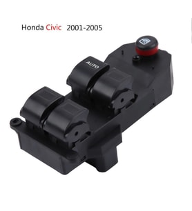 HONDA CİVİC SOL DÖRTLÜ CAM AÇMA DÜĞMESİ ANAHTARI 2001--2006